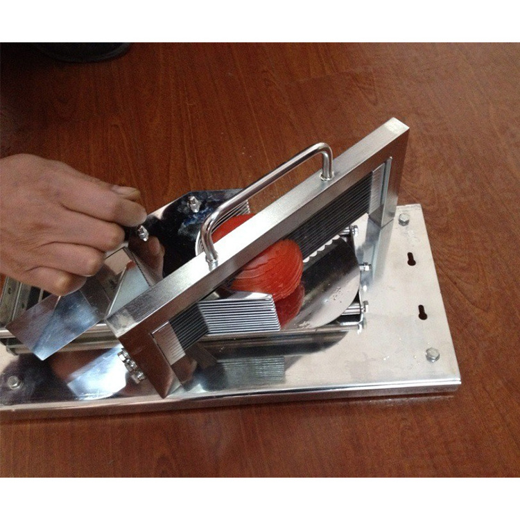 Stainless Steel Tomato Slicer, Manual Tomato Cutter Machine, Tomato Cutting Machine