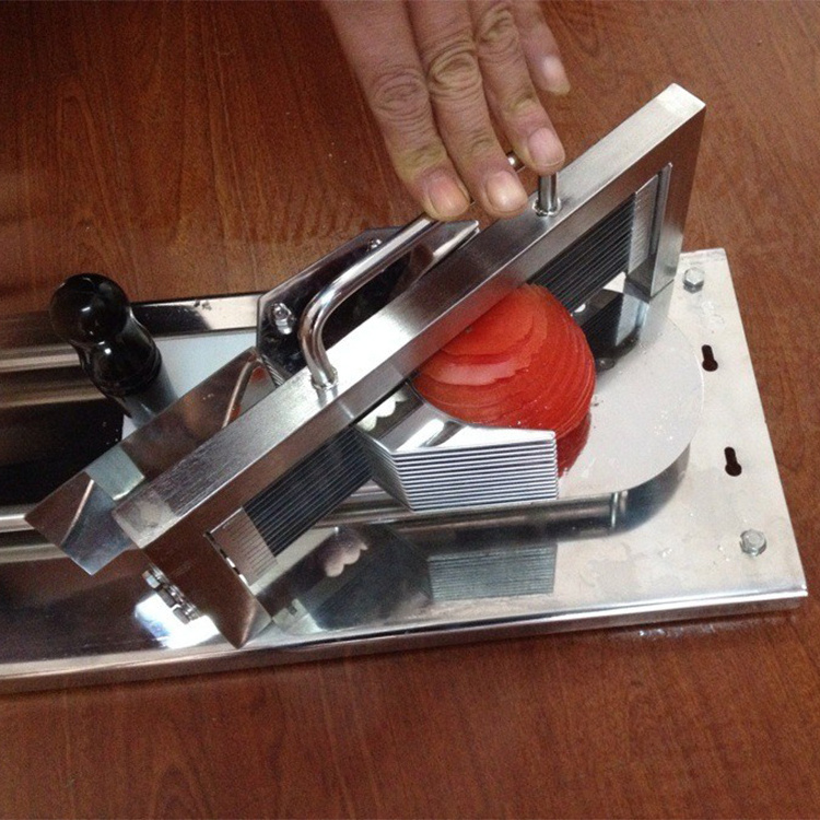 Stainless Steel Tomato Slicer, Manual Tomato Cutter Machine, Tomato Cutting Machine