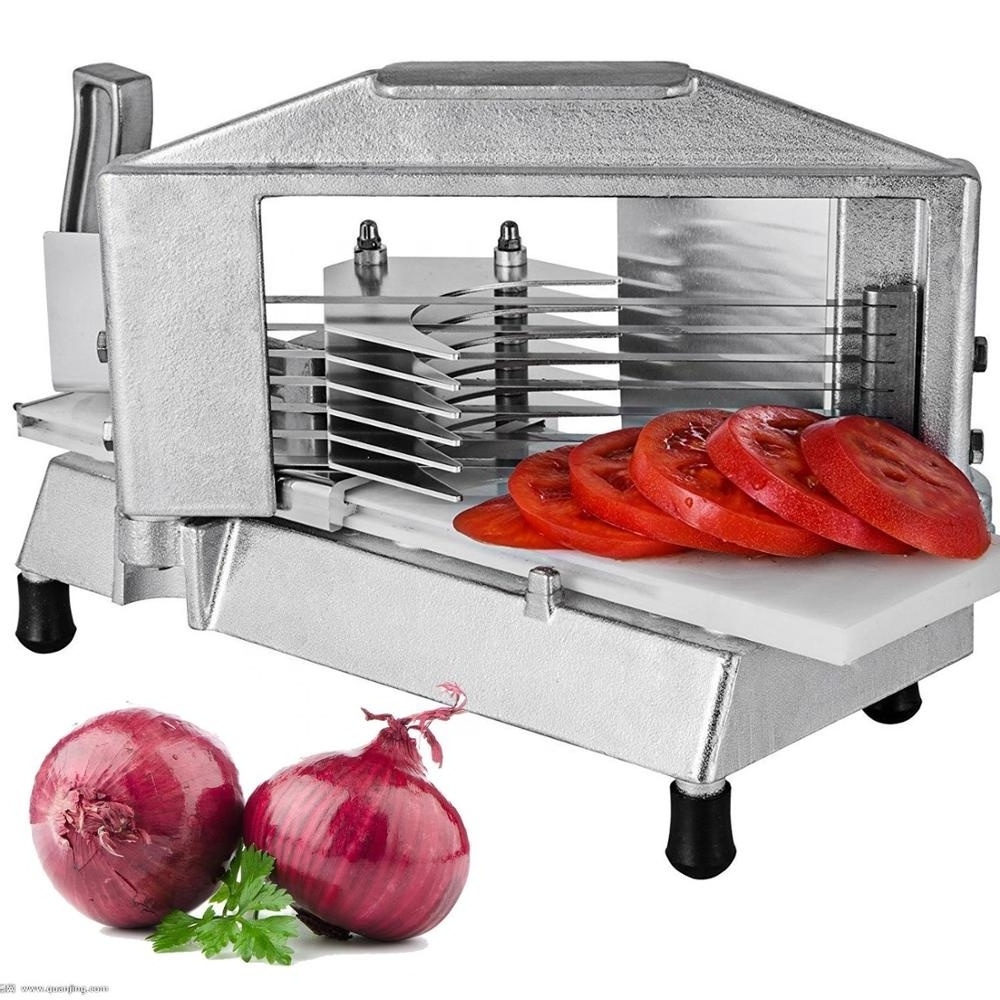 Commercial Tomato Slicer 3/8 Inch Heavy Duty Tomato Slicer Tomato Cutter With Built-in Cutting Board For Restaurant Or Home Use