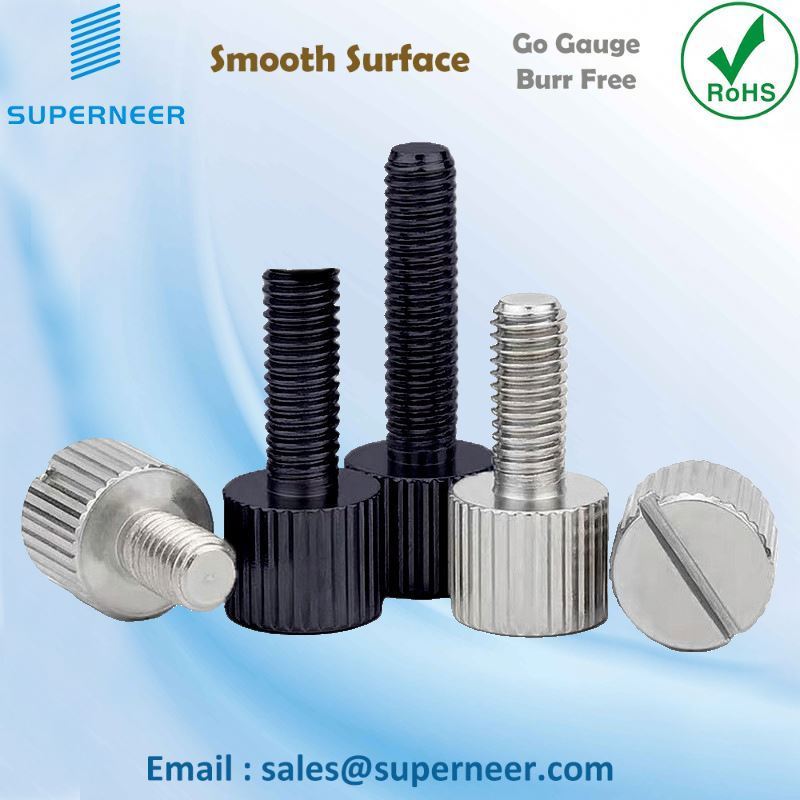 Various Specifications Competitive Price Polycarbonate Thumb Screw Stainless Steel M4x20