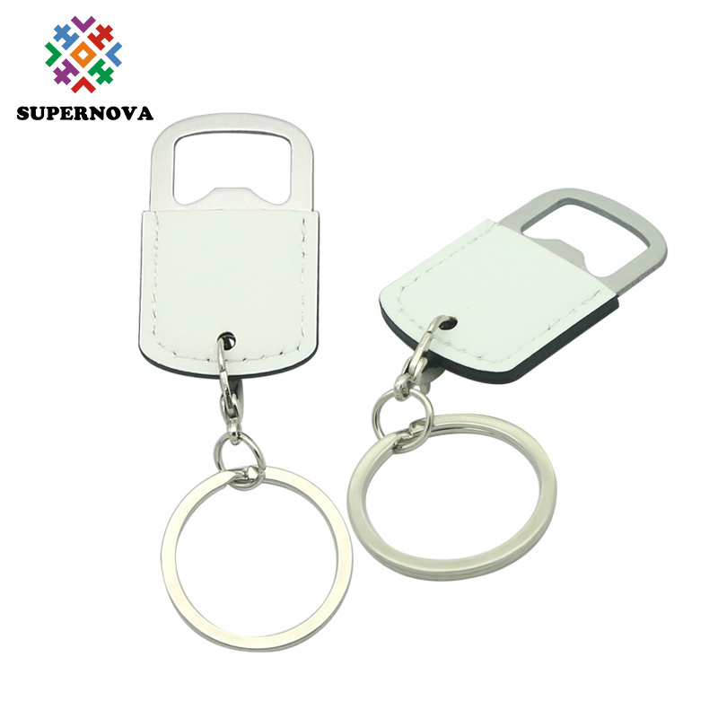 Sublimation Coated Blank Custom Stainless Steel Bottle Openers Sublimation Beer Bar Metal Bottle Opener With Logo