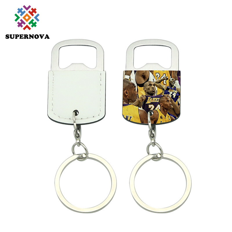 Sublimation Coated Blank Custom Stainless Steel Bottle Openers Sublimation Beer Bar Metal Bottle Opener With Logo