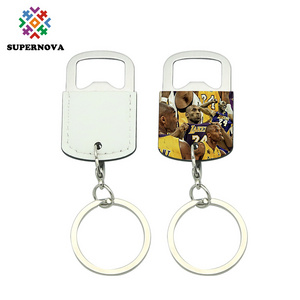 Sublimation Coated Blank Custom Stainless Steel Bottle Openers Sublimation Beer Bar Metal Bottle Opener With Logo