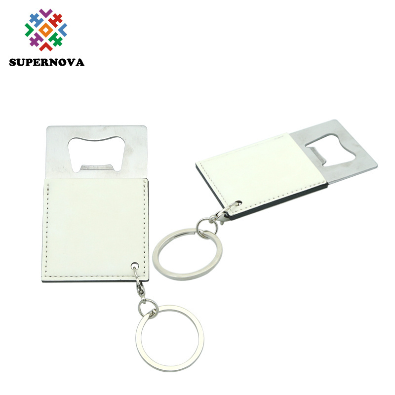 Sublimation Coated Blank Custom Stainless Steel Bottle Openers Sublimation Beer Bar Metal Bottle Opener With Logo