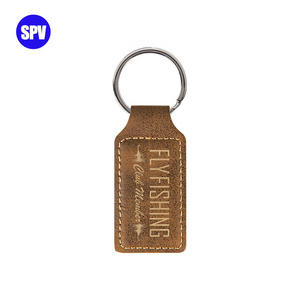 Hight Quality Laser Leather Blanks , Engraving Leather Blank Laser Keychain , Leather Blank Laser Cut