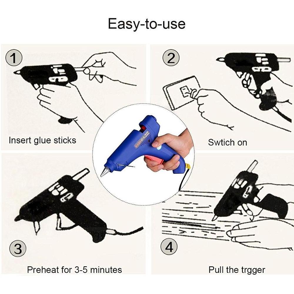 Super PDR electronic paint less car dent repair tool Hot Melt Glue Gun With 10pcs Glue Sticks