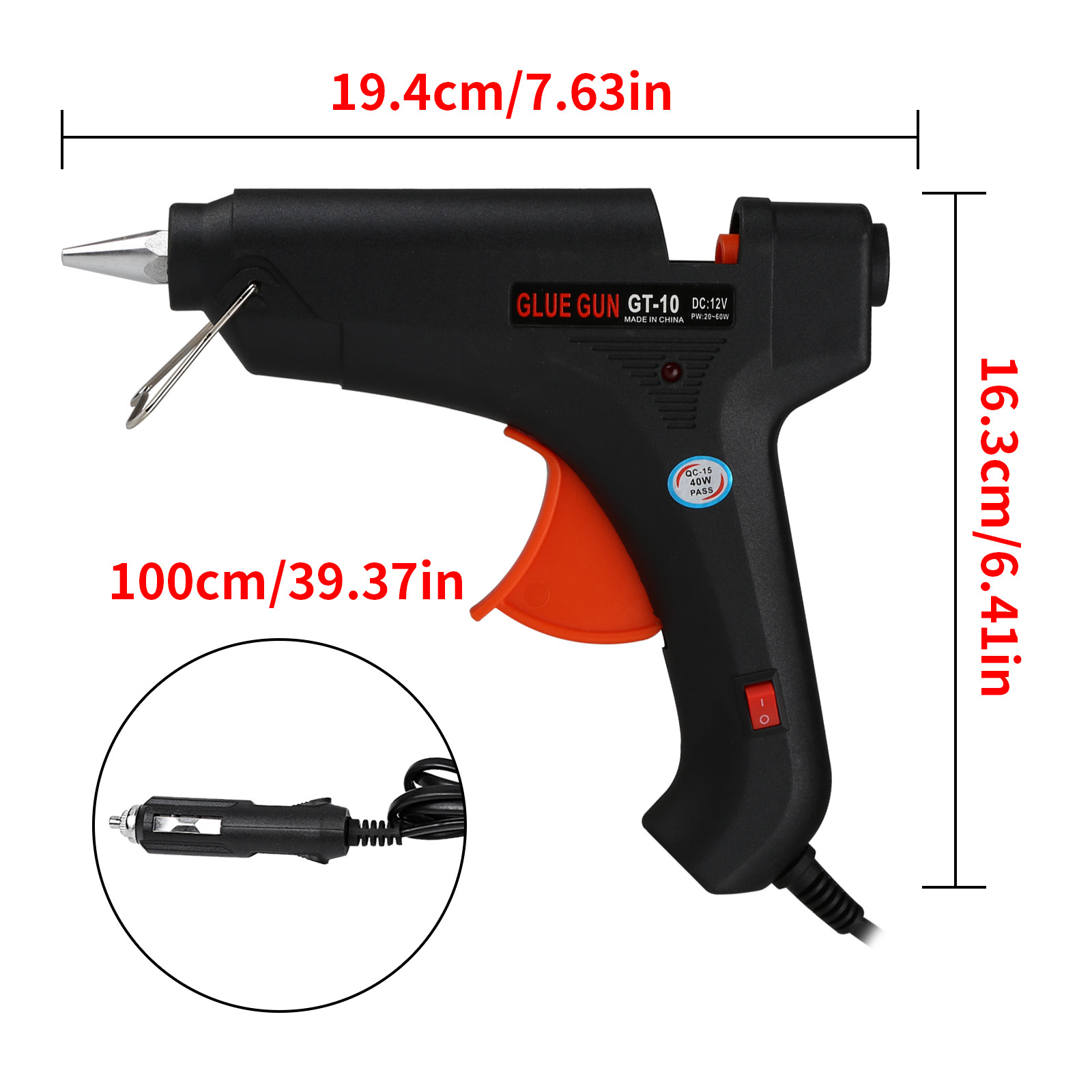 Super PDR tools Hot Melt PDR White vehicle-charging Glue Gun tools auto repair tools