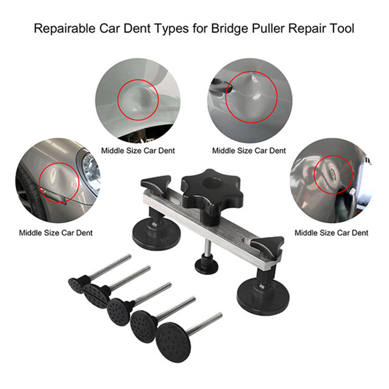 Super PDR Other Vehicle Tools dent removal kit Reflector Lamp Board Pulling Bridge Dent Puller lifter glue gun suction tabs