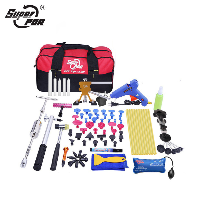 Super PDR Tools Hot Glue Dent Repair Kit Slide Hammer Glue Sticks Pulling Bridge DIY Dent Puller Kits Hand Tools