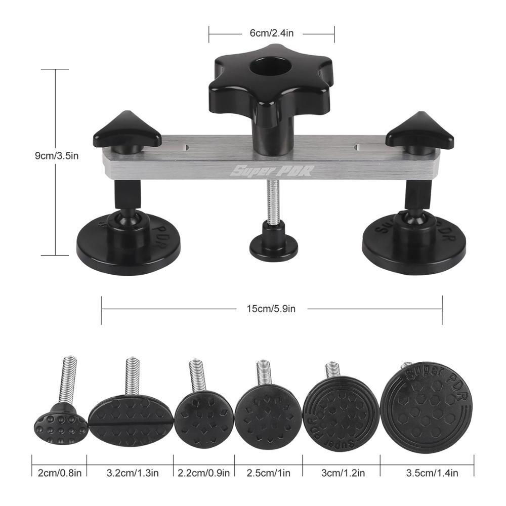 Super PDR tools Paint less car Dent hail damage repair Tools fix slide hammer dent Puller tool kit for Car work shop repairing