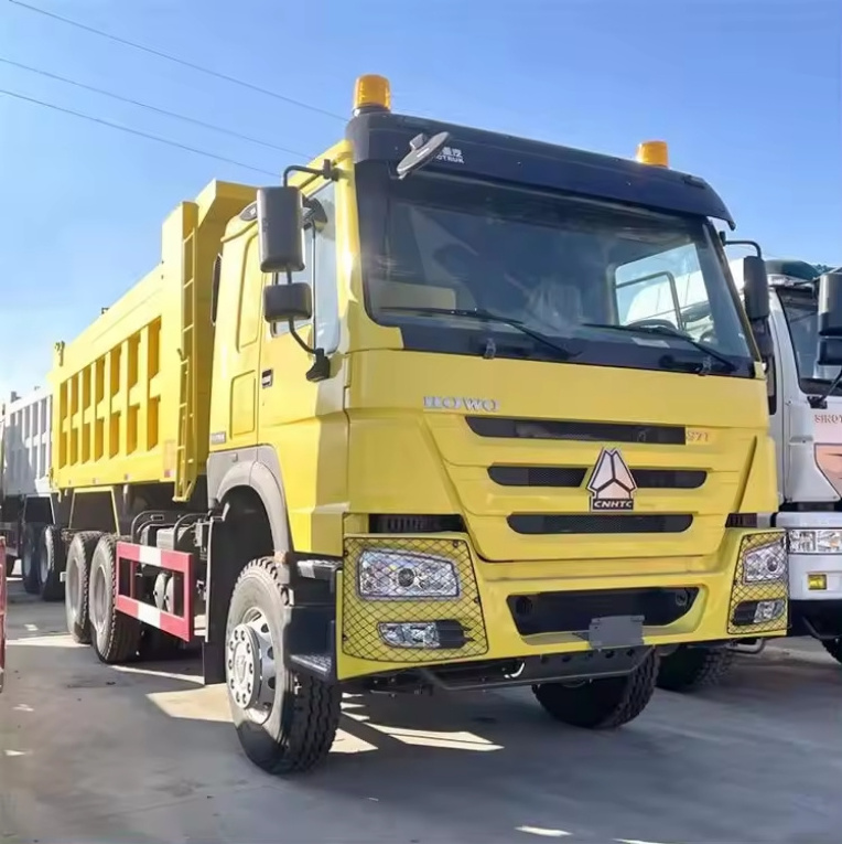 Used Sinotruk Howo 6x4 Dump Truck 25 Tons Heavy Manual 371hp Engine Transport Sand Tipper for Sale