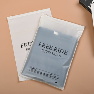 Factory Price Custom Zip Lock Bag Reclosable Bags Zipper Transparent  Ziplock Bag Clothing With Resealable Lock