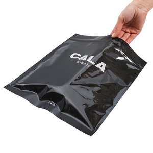 Hot Top Quality Custom 3 Side Sealed Grade Heat Seal Mylar Stand Up Pouch Foil Bag For Food Underwear  Packaging