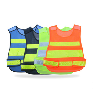 factory directly high visibility durable comfortable work wear reflector jackets visible polyester reflex vest for road safety