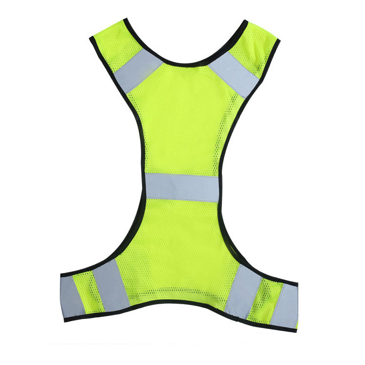 factory directly high visibility durable comfortable work wear reflector jackets visible polyester reflex vest for road safety