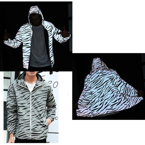 wholesale hot sale high quality hi vis safety outwear sleeveless vest waterproof reflective hoodie jacket with zipper