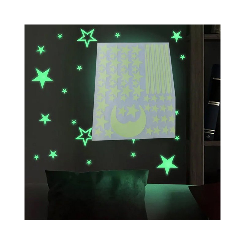 ceiling night wall high bright glow dark stars sticker for kids room bedroom decoration plastic star that light in the darkness