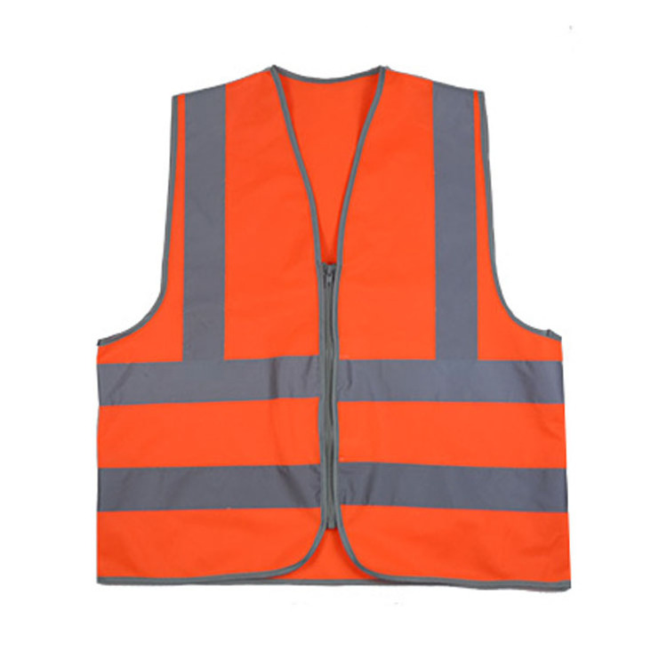 factory directly high visibility durable comfortable work wear reflector jackets visible polyester reflex vest for road safety