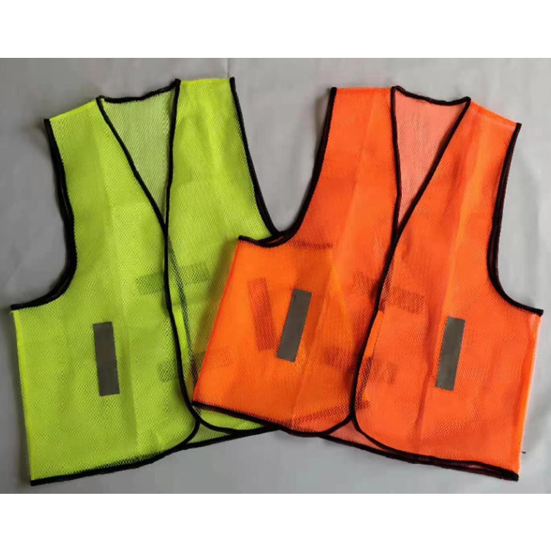 high visible cheap fluorescent yellow security reflective harness jacket reflector vest for night running traffic worker safety