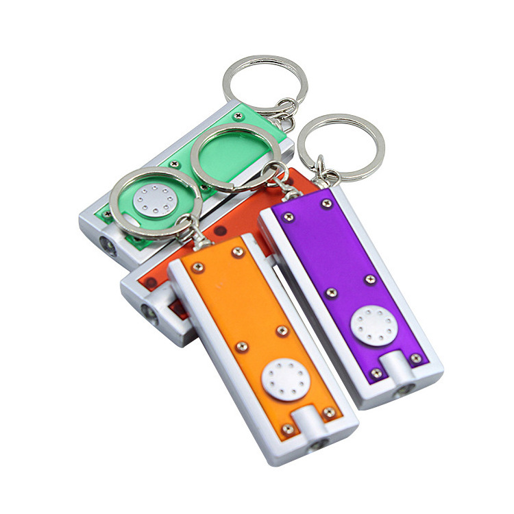 LED Keychain Light Ultra Bright Flashlight Keyring Camping Mini Pocket Torch