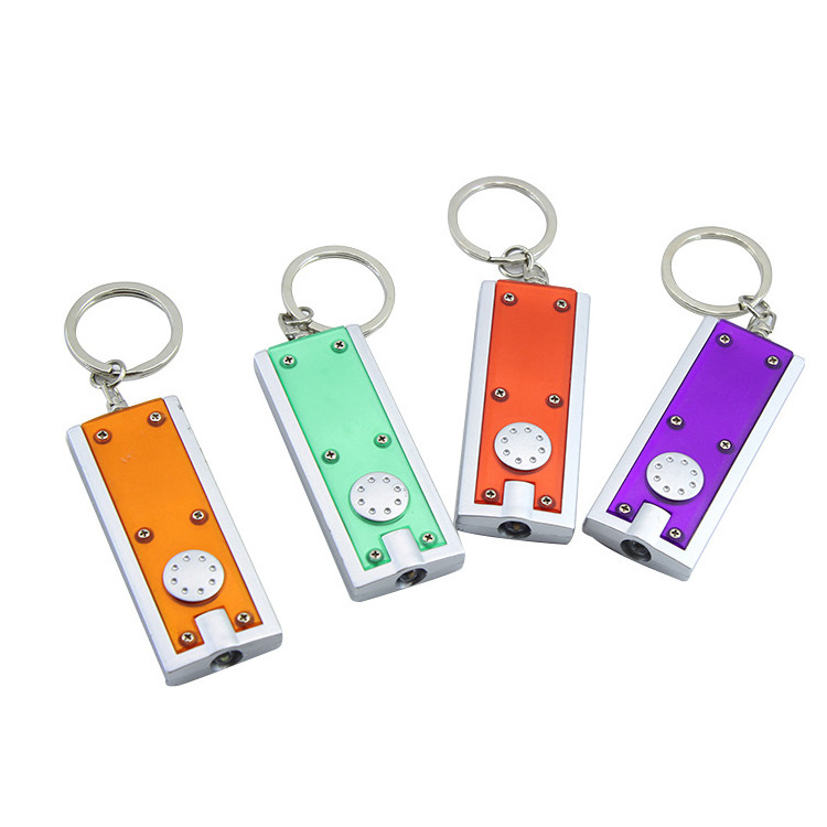 LED Keychain Light Ultra Bright Flashlight Keyring Camping Mini Pocket Torch