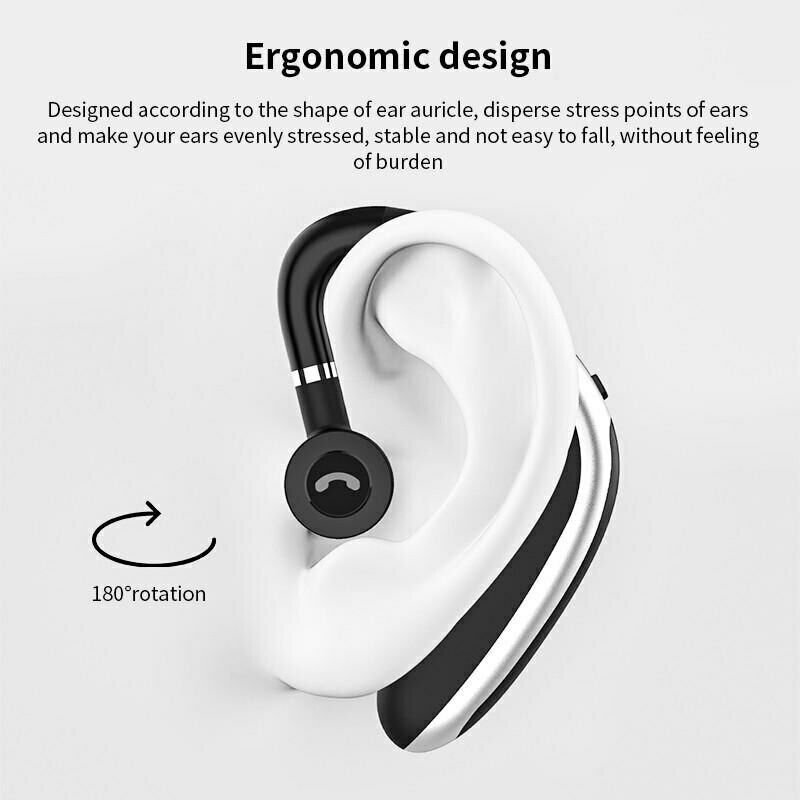 TWS X2 Wireless Bluetooths Sports Headphones Earphones Single Ear Hook Earbuds Headset with microphone for driving