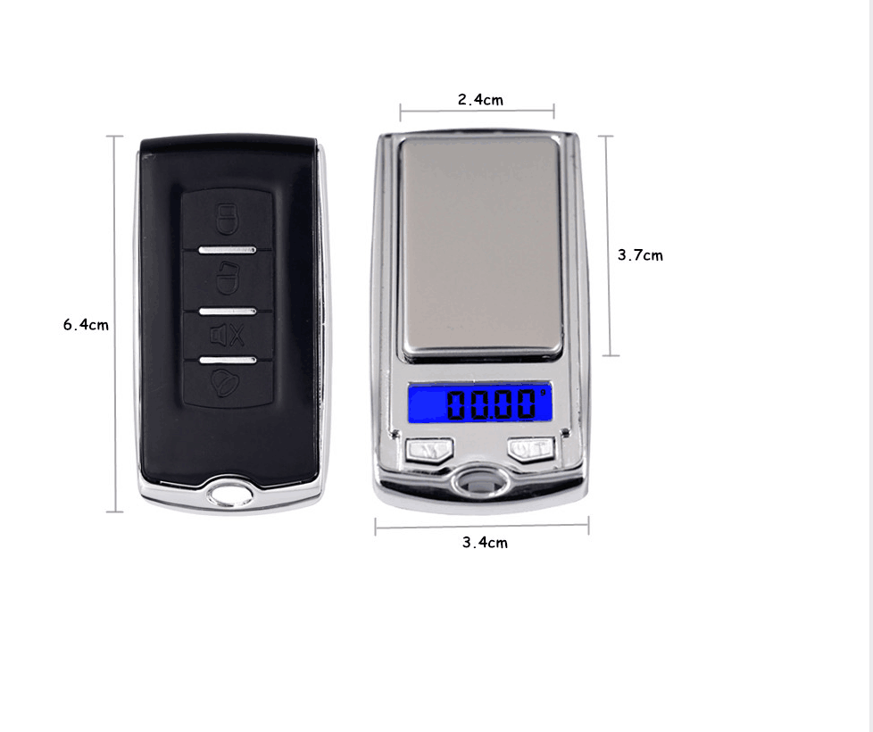 0.01g-200g Portable Mini  LCD Digital Pocket Scales Weight Car Key Scale Style