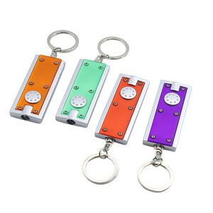 LED Keychain Light Ultra Bright Flashlight Keyring Camping Mini Pocket Torch