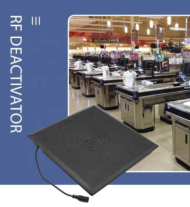 Supermarket Retail security Eas Rf Deactivator For 8.2mhz Eas Rf Soft Labels Rf Label Deactivating Device