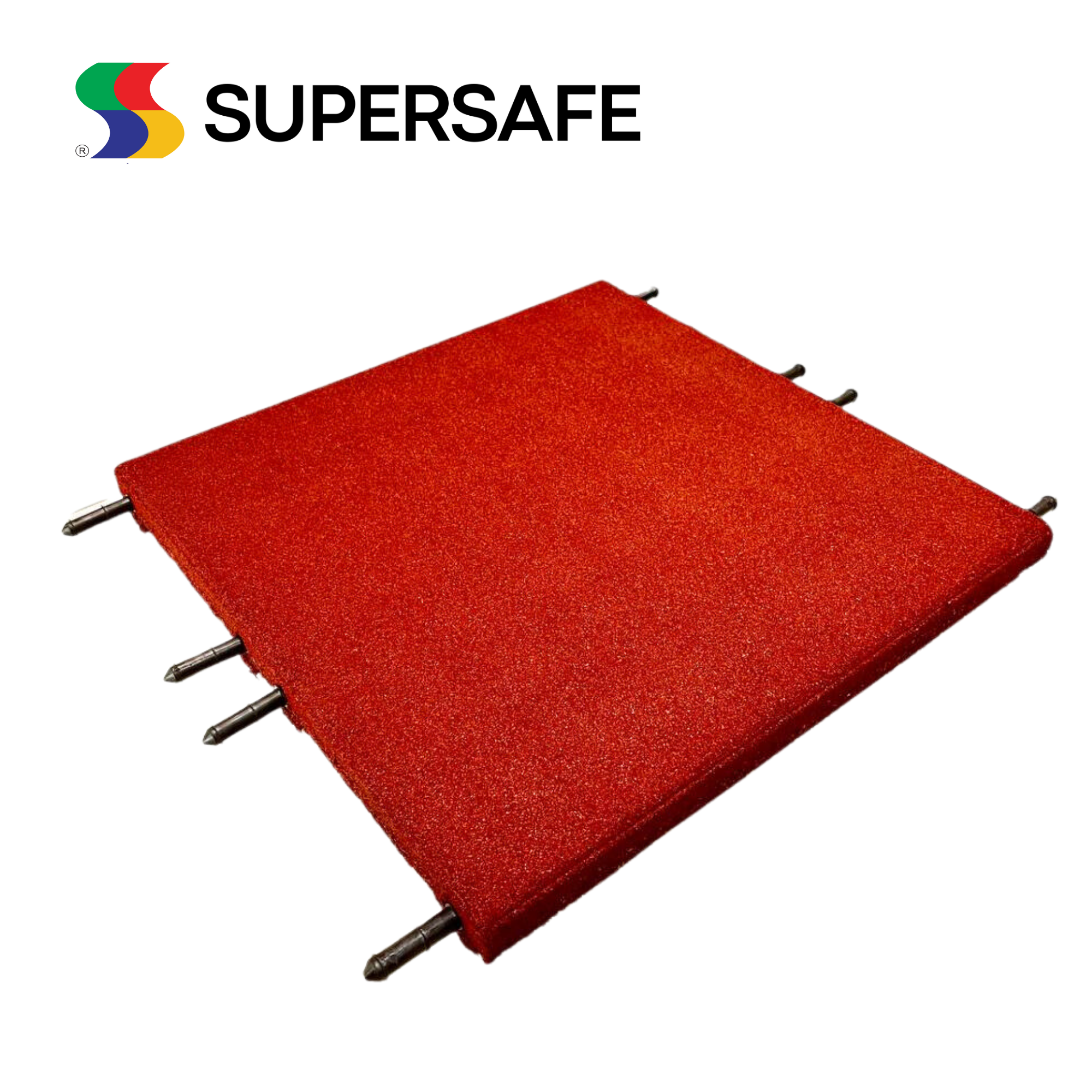 Malaysia High Quality Safety Flooring Rubber Playground Tiles  Non-Toxic Recycled Rubber Tiles For Indoor Outdoor Fitness