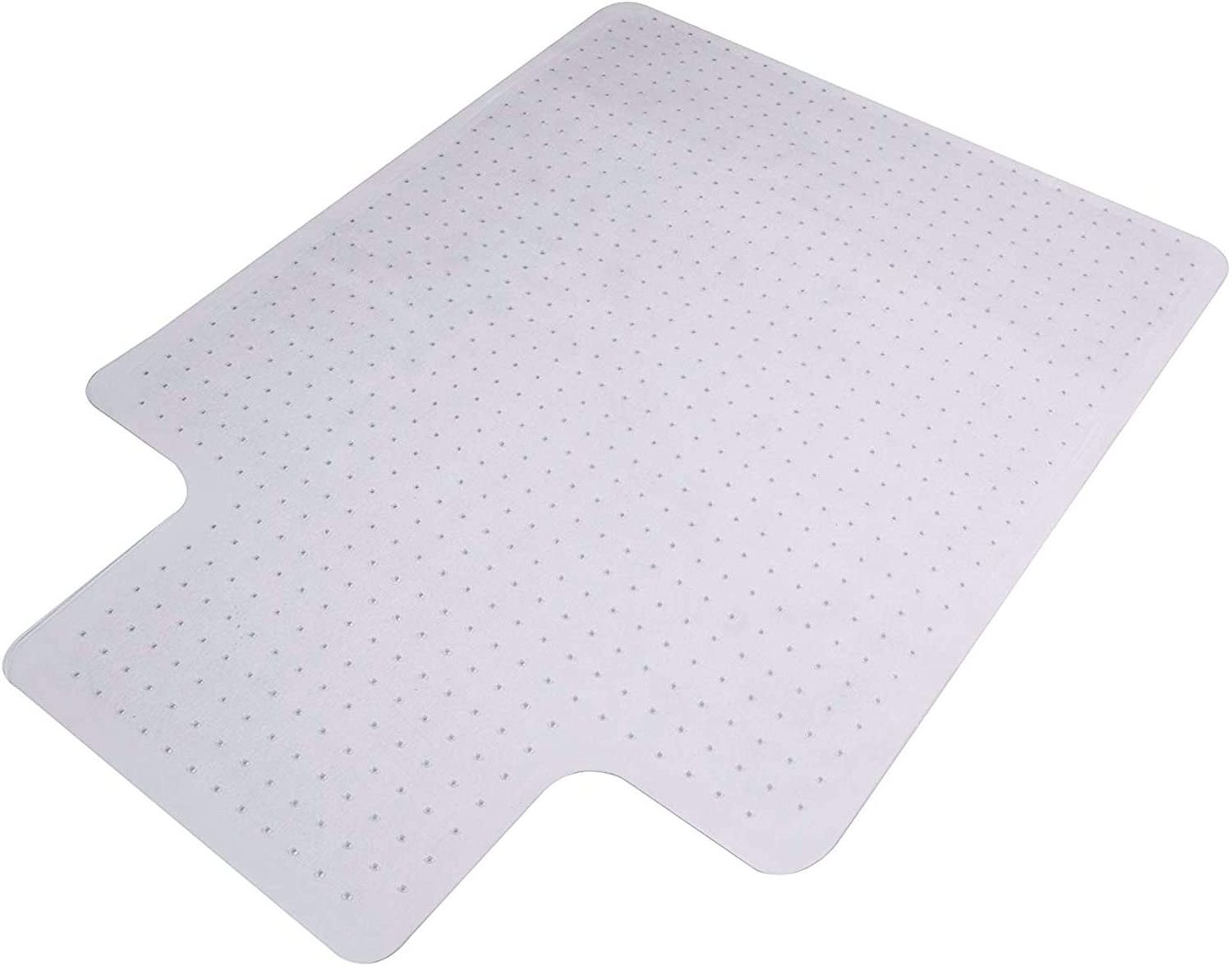 Non-Slip PVC Chair Mat Transparent Floor Protector on Hardwood Floors Easy to Clean Not Stuck Wheels