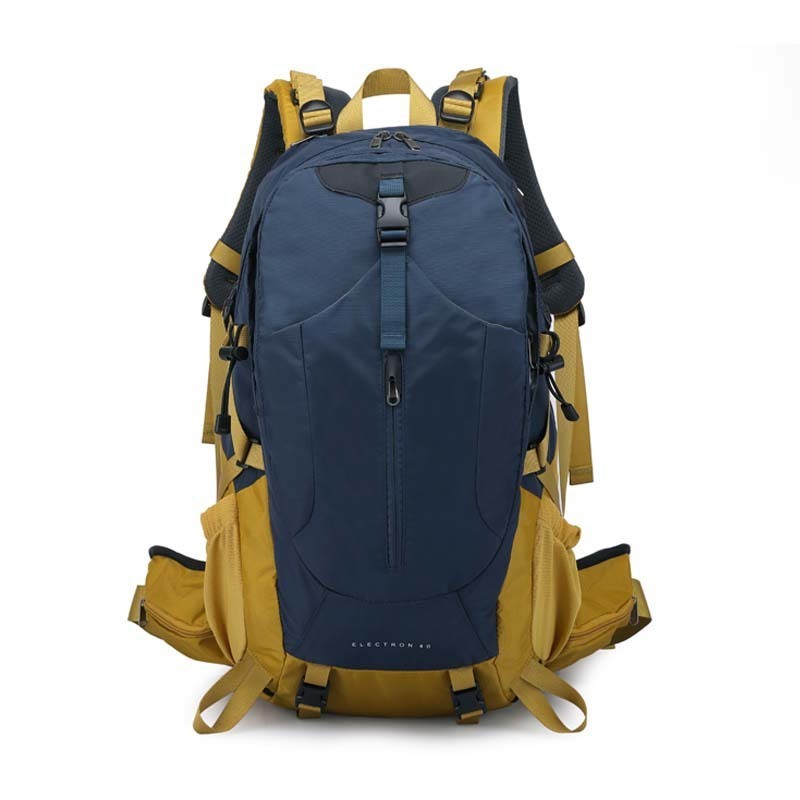 Waterproof Nylon Outdoor Hiking Camping Backpack With Rain Cover Multi-function Backpack For Mountain Climbing