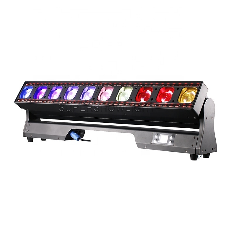 Supershow 10x60w led zoom wash bar 10x60w led pixel moving zoom ip65 waterproof bar light for dj stage party