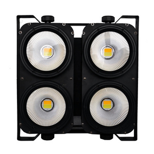 Supershow blinder light 4x100w 2in1 warm white cool white 4 eyes led cob blinder par light for party show theater