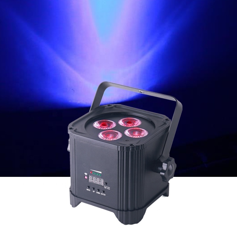 Dj Stage Light Disco Equipment Par Wireless Dmx Uplights Battery 4x18w Led Par Lights