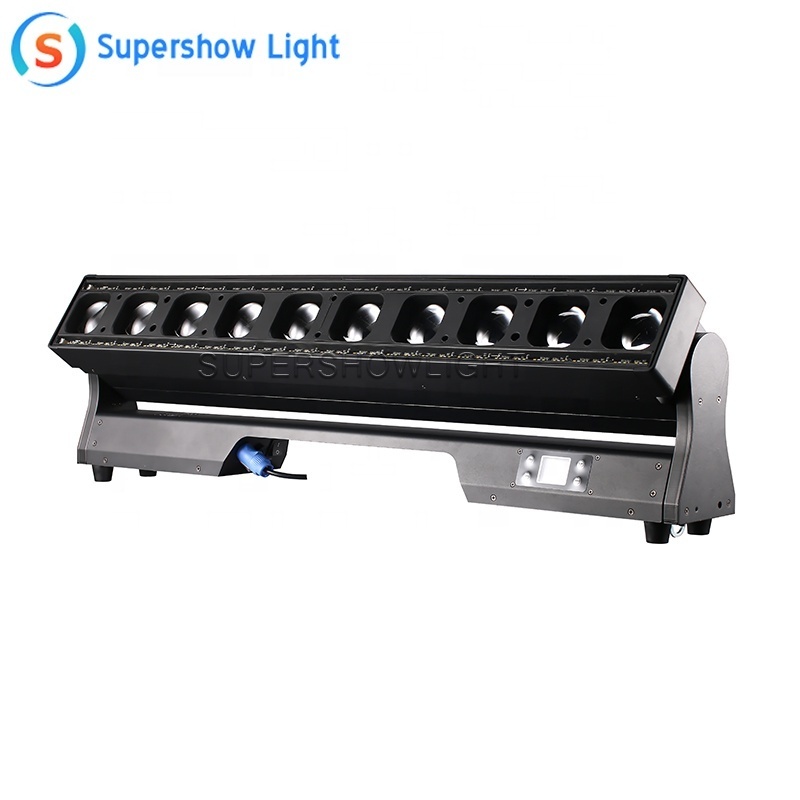 Supershow 10x60w led zoom wash bar 10x60w led pixel moving zoom ip65 waterproof bar light for dj stage party