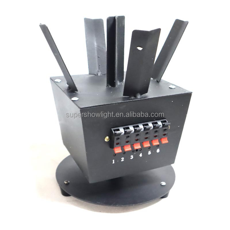 Pyrotechnic Firework Fountain System Wireless remote control cold fireworks rotate wedding machine For wedding