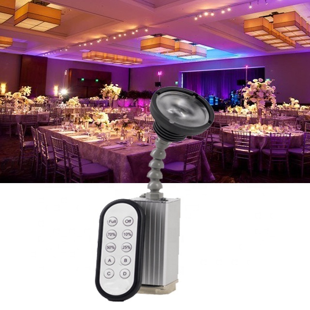 Battery pinspot IR 2022 trending products wireless angle led pin spot light zoom LED Pin spot Light