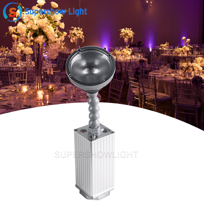 10W ZOOM Battery Powered LED Pinspot Light LED Flashlight For Wedding Party With IRC Remote Magnetic