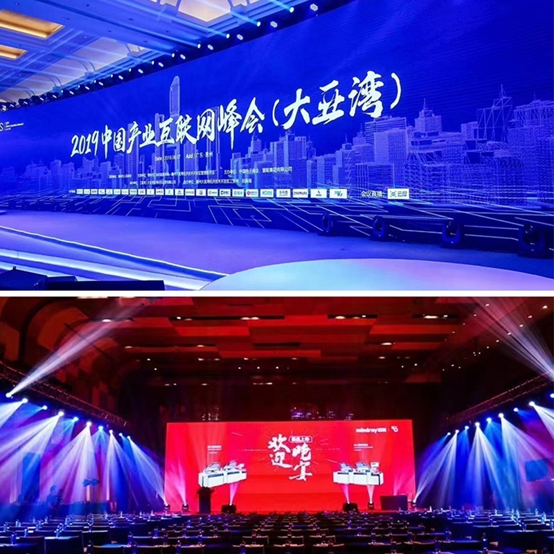 Outdoor 4k Led display screen 500x1000mm video wall panels complete system concert stage Rental background P3.91 Led video wall