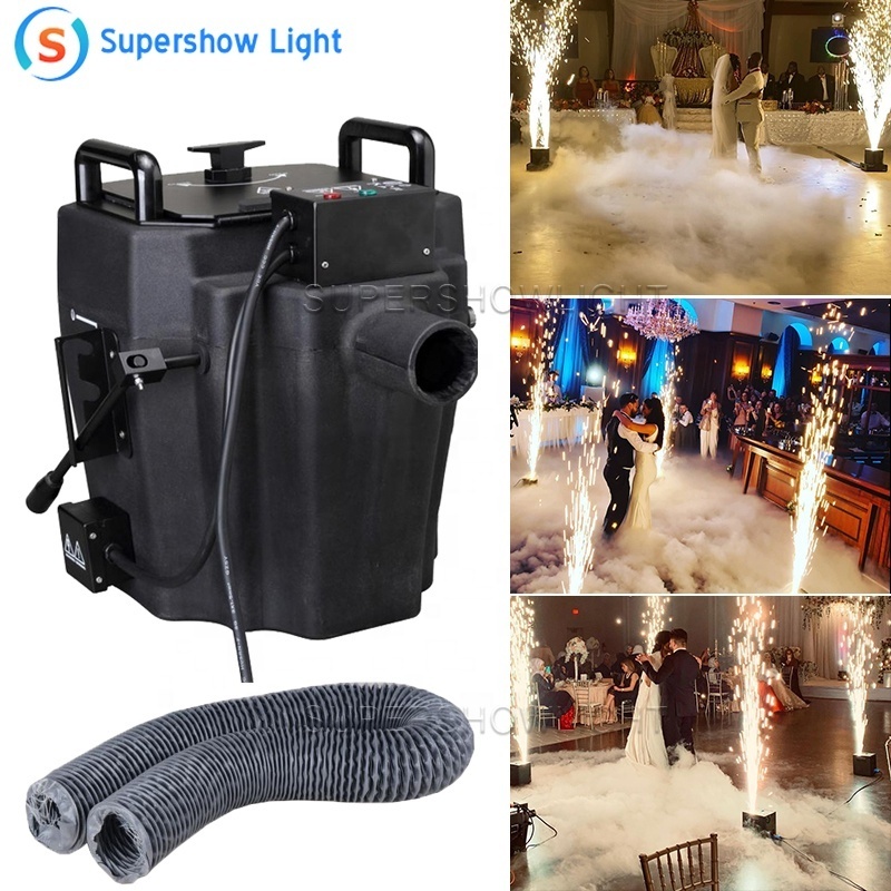 low cloud effect Dry Ice Machine 3500w dry ice low fog machine for wedding fairyland stage