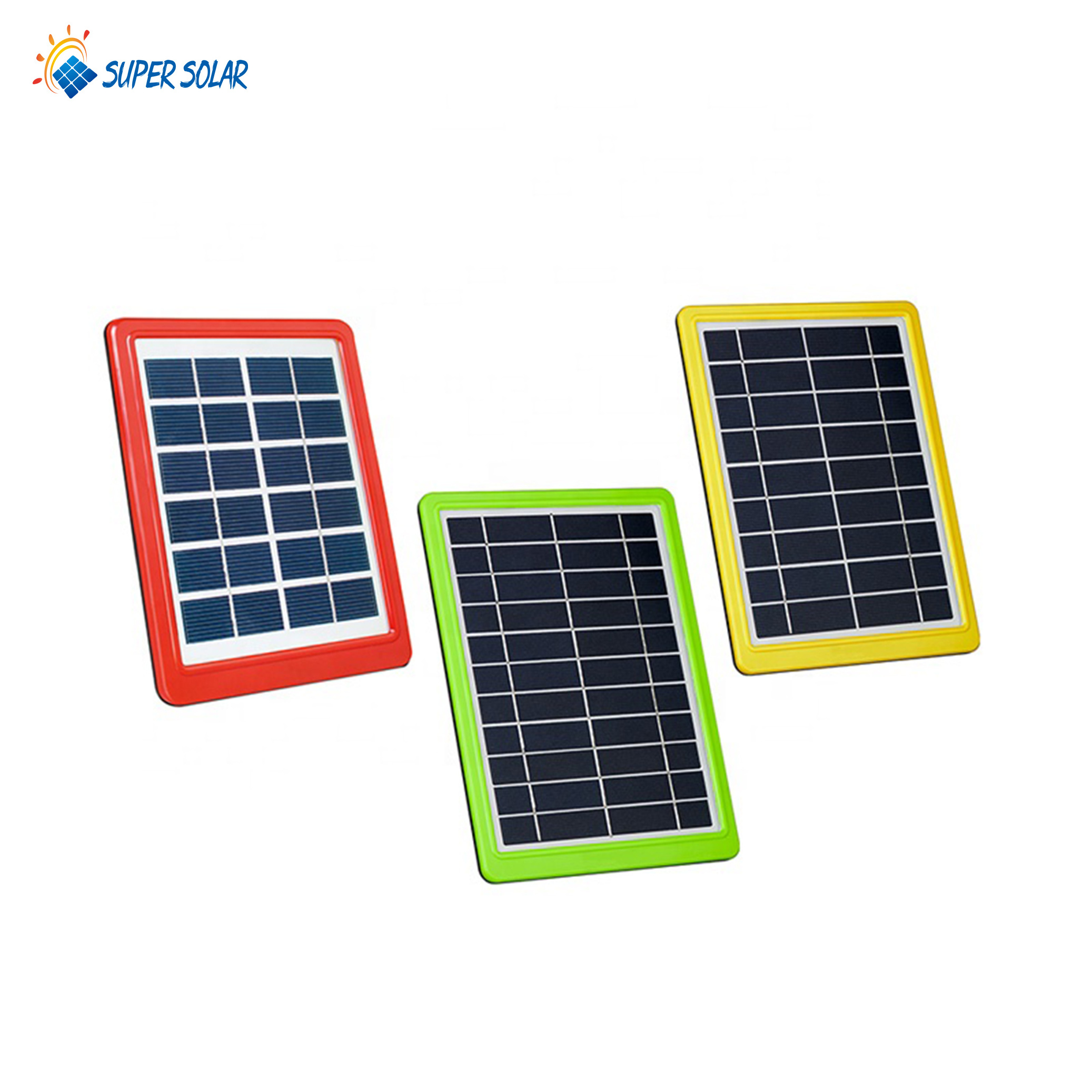 Dc solar solar panel with usb output portable mobile phone charger 18 cells 5 watt