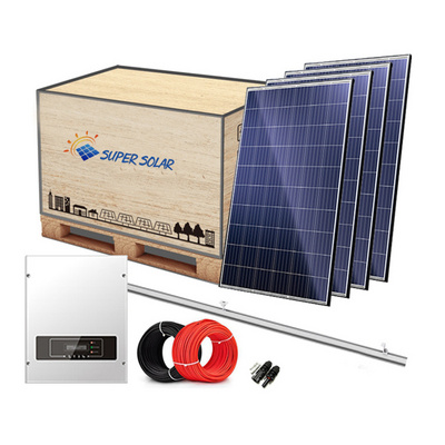 Super Solar 10KW 10000 watt Solar Photovoltaic Panel On Grid System 25Years Warranty