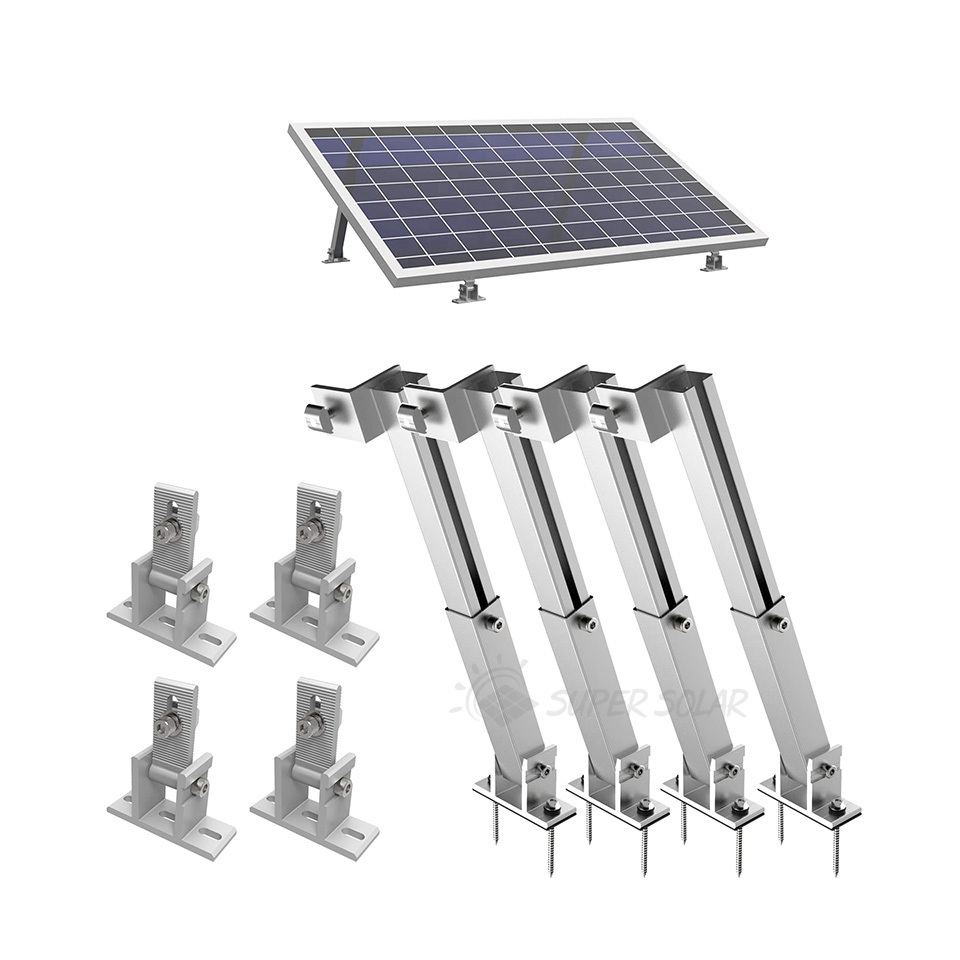 Customizable  Adjustable Solar Panel Brackets Solar Mounting Structure Solar Panels Adjustable Stand