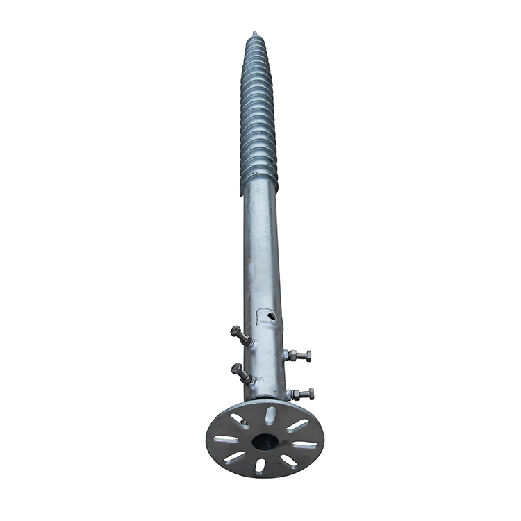 Galvanised Metal Ground Stake Screw Anchor Drill Solar