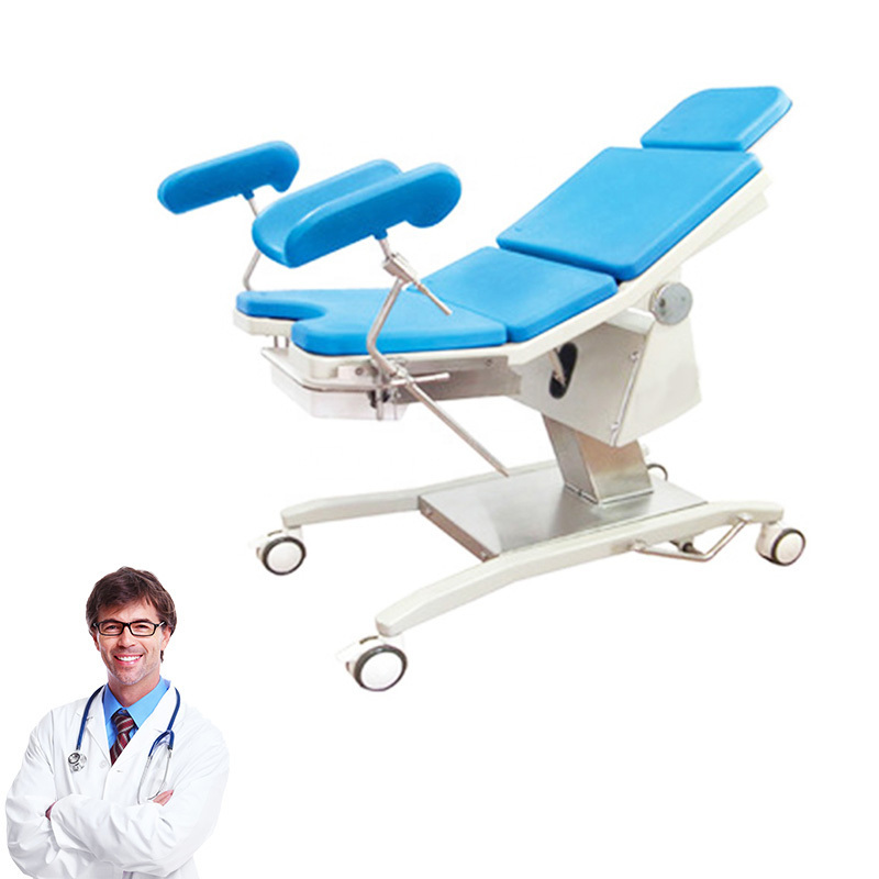 Ce Iso Advanced Hospital Equipment Bed Gynecological Examination Chairs With Stirrup