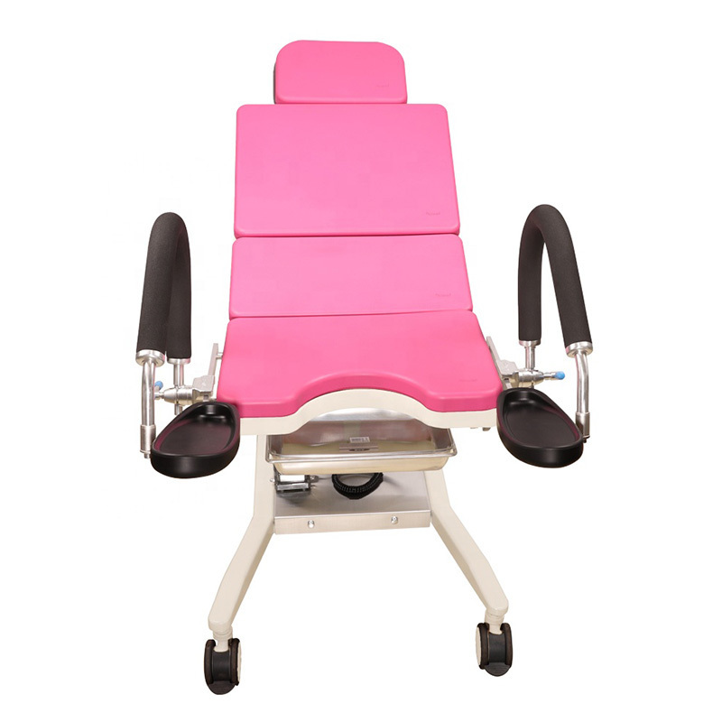 Ce Iso Advanced Hospital Equipment Bed Gynecological Examination Chairs With Stirrup