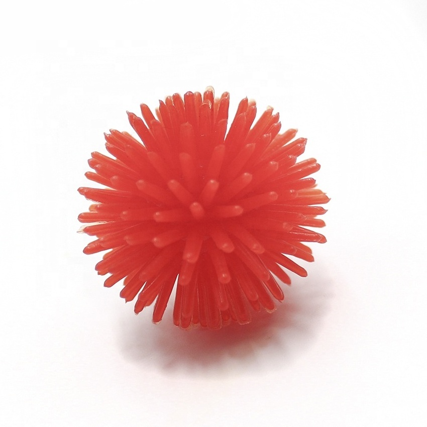 Fashion Small Mini TPR Plastic Spiky Ball Toy Pet Cat Toy Spiky Puffer Ball    5190407-8