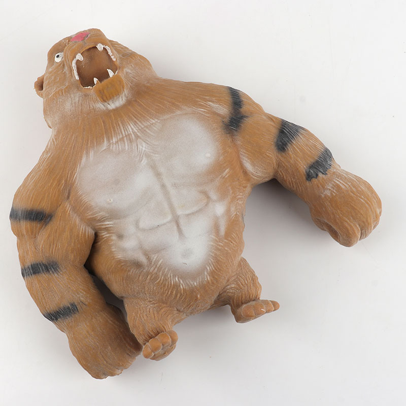 Large Twisting Pulling Bending Stretch Tiger Figure Sand Filled Great Animal Stretchy Doll Toy