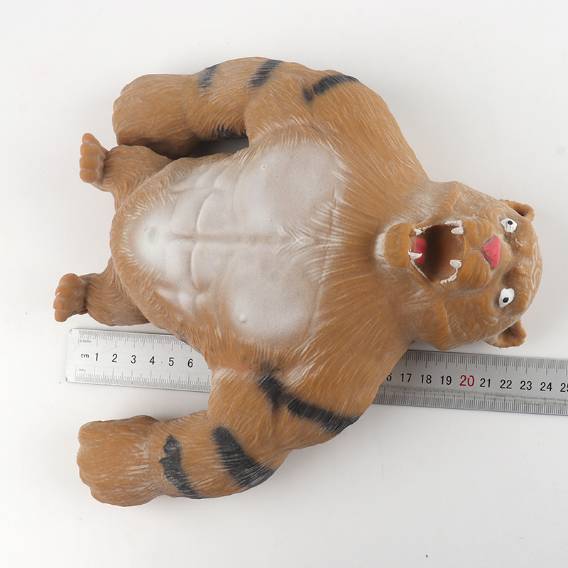 Large Twisting Pulling Bending Stretch Tiger Figure Sand Filled Great Animal Stretchy Doll Toy